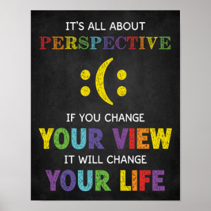 Poster Tout est à propos Perspective Classe Motivationnel