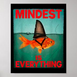 Poster Tout est dans l'état d'esprit Citation Motivationn