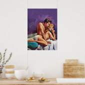 Poster Tout Est OK Miel Vintage Pâte Couverture (Cuisine)