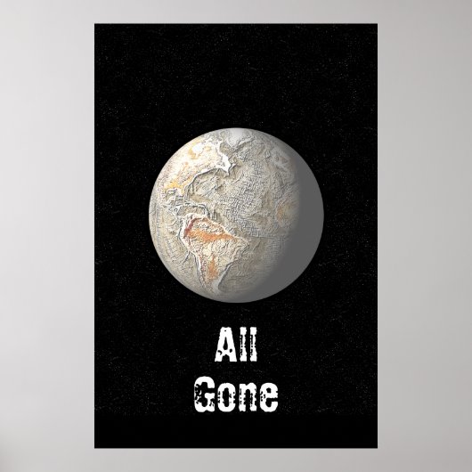 Poster Tout est parti (Devant)