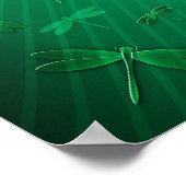 Poster Tout est plein de libellules (Coin)