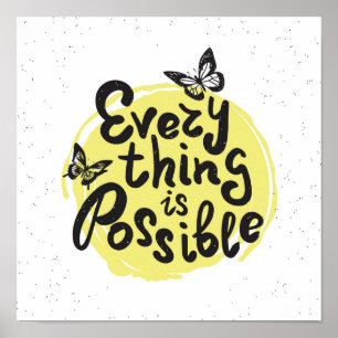 Poster Tout est possible
