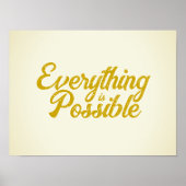Poster Tout est possible (Devant)
