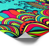 Poster Tout est possible Citation colorée Inspirationnell (Coin)