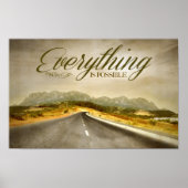 Poster "Tout est possible" Motivation Affirmation (Devant)