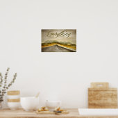 Poster "Tout est possible" Motivation Affirmation (Cuisine)