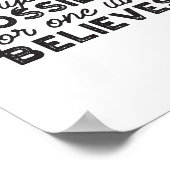 Poster Tout est possible pour celui qui croit (Coin)