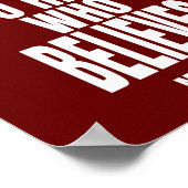 Poster tout est possible pour celui qui croit (Coin)