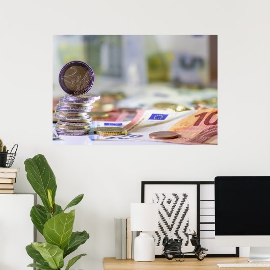 Poster Tout est question d'argent, d'argent, d'argent ! (Bureau à domicile)