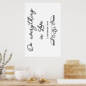 Poster Tout faire en amour (Cuisine)