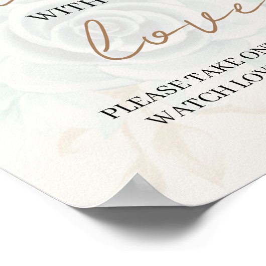 Poster Tout grandit avec l'amour S'il vous plaît prenez u (Coin)