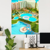 Poster Tout hôtel exclusif à Montero bay Jamaïque (Bureau à domicile)