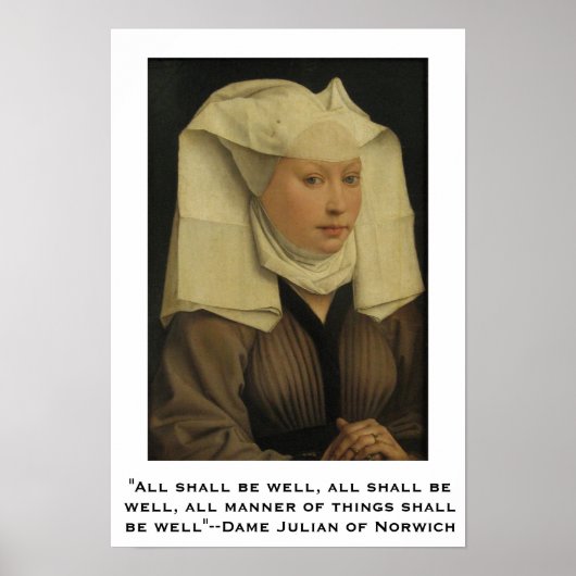 Poster Tout ira bien — Dame Julian de Norwich (Devant)