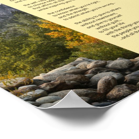 Poster Tout le bonheur que vous méritez...Poster (Coin)