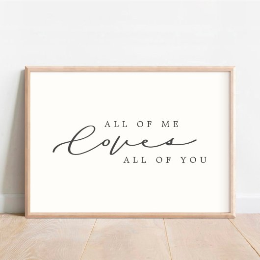Poster Tout Le Monde Aime Que Vous Écriviez Un Décor De N