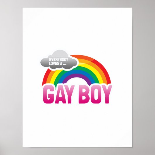 POSTER TOUT LE MONDE AIME UN GARÇON GAY (Devant)