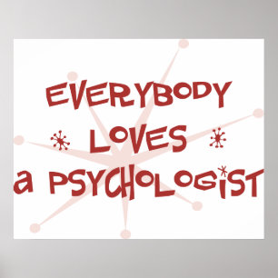 Poster Tout Le Monde Aime Un Psychologue