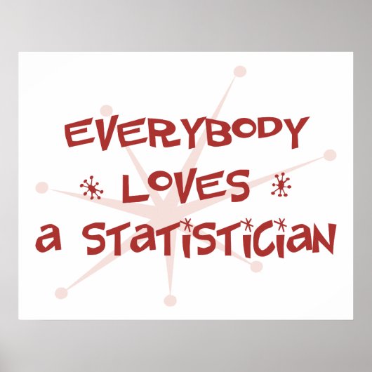 Poster Tout Le Monde Aime Un Statisticien (Devant)