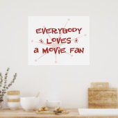 Poster Tout Le Monde Aime Un Ventilateur De Film (Cuisine)