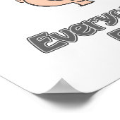 Poster tout le monde avait des accolades (Coin)