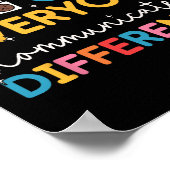 Poster Tout Le Monde Communique Différemment L'Autisme De (Coin)