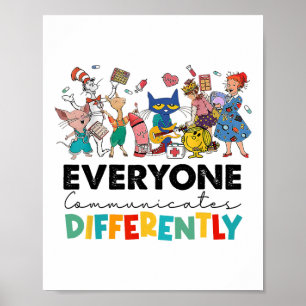 Poster Tout Le Monde Communique Différemment Un Livre Drô
