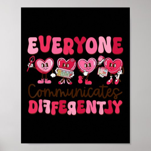 Poster Tout Le Monde Communique Différemment Une Éducatio (Devant)