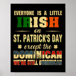 Poster Tout le monde est la petite Saint Patrick irlandai