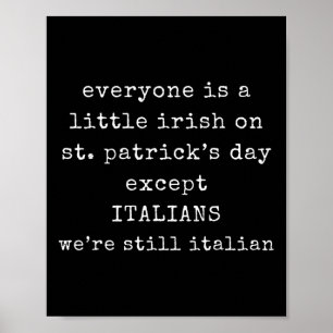 Poster Tout le monde est un peu irlandais à la St Patrick