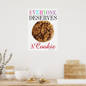 Poster Tout le monde mérite un cookie - srf (Cuisine)