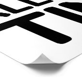 Poster tout le temps Dieu est bon (Coin)