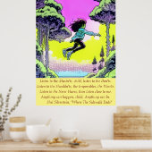 Poster Tout peut arriver, enfant, tout peut être (Cuisine)