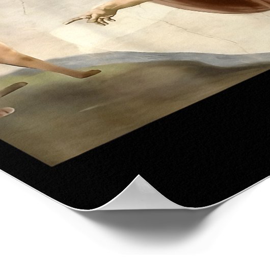 Poster Tout puissant Slap Drôle Chat Dieu Création De Mèm (Coin)