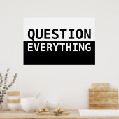 Poster Tout remettre en question (Cuisine)