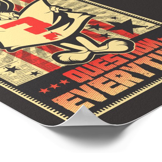 Poster Tout remettre en question (Coin)