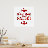 POSTER TOUT SUR BALLET (Cuisine)