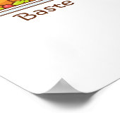 Poster Tout Sur Ce Baste (Thanksgiving) Tendance (Coin)