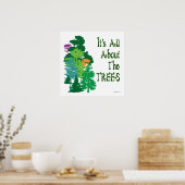 Poster Tout sur l'affiche Slogan Vert Arbres (Cuisine)