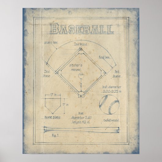 Poster Tout sur le jeu - Baseball (Devant)