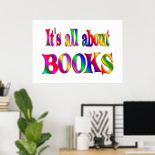 Poster Tout sur les livres (Bureau à domicile)