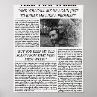 Poster Tout trop bien journal