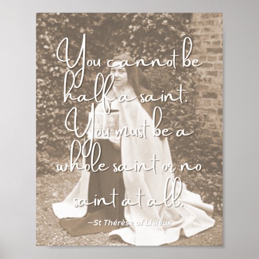 Poster Tout un Saint Print (Devant)