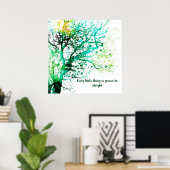 Poster Tout va bien se passer.... (Bureau à domicile)