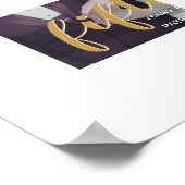 Poster TOUTE ANNÉE - 50e anniversaire de Mariage & photo (Coin)