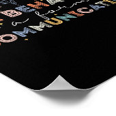 Poster Toute Comportement Est Une Forme De Communication (Coin)