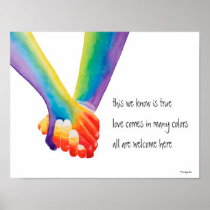 Poster Toute est ici l'affiche bienvenue