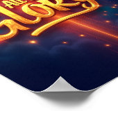 Poster Toute gloire à Dieu (Coin)