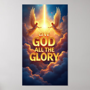 Poster Toute gloire à Dieu