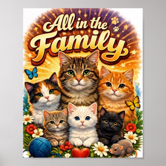 Poster Toute la famille (Devant)
