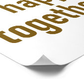 Poster Toute La Richesse Dans Le Monde - Citation D'Unité (Coin)